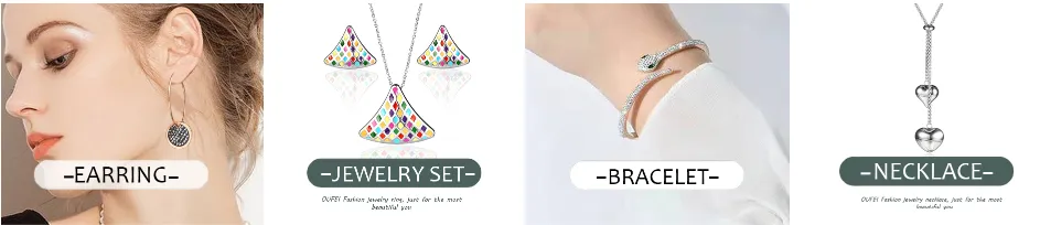 Chains OUFEI Stainless Steel Jewelry For Woman Valentines Day Accessories Bohemian Long Necklace Wholesale Lots Bulk_voghion.com