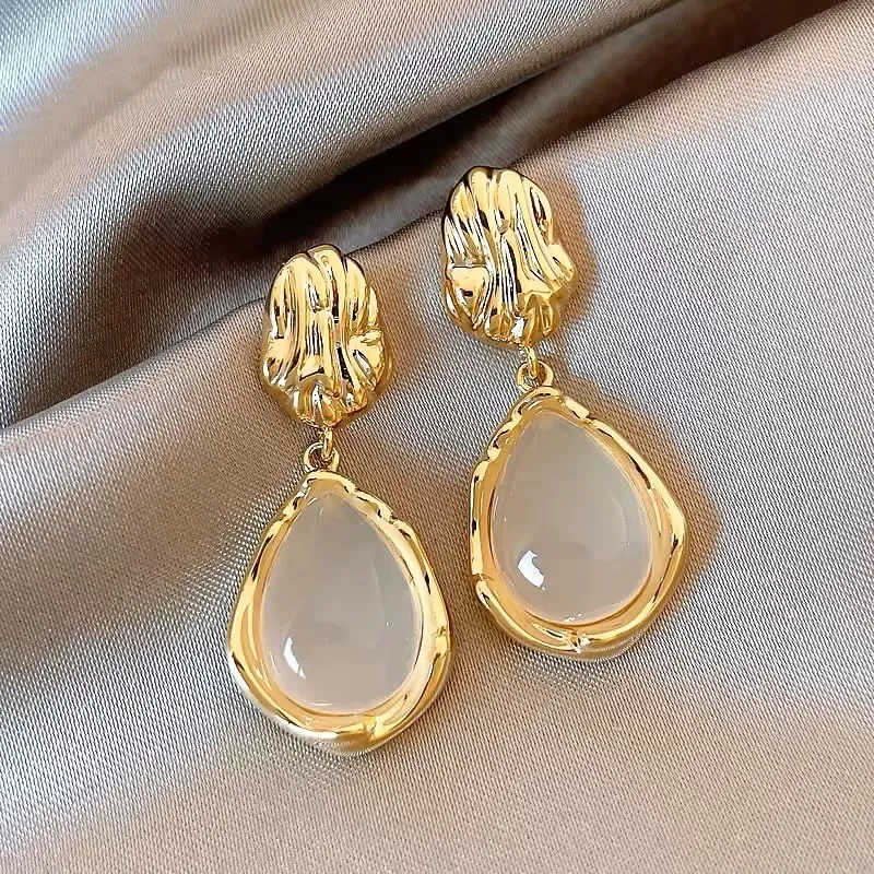 Charm Ear Stud Designer Pearl Engagement Gold Plated for Women Earrings Wedding Party Jewelry_voghion.com