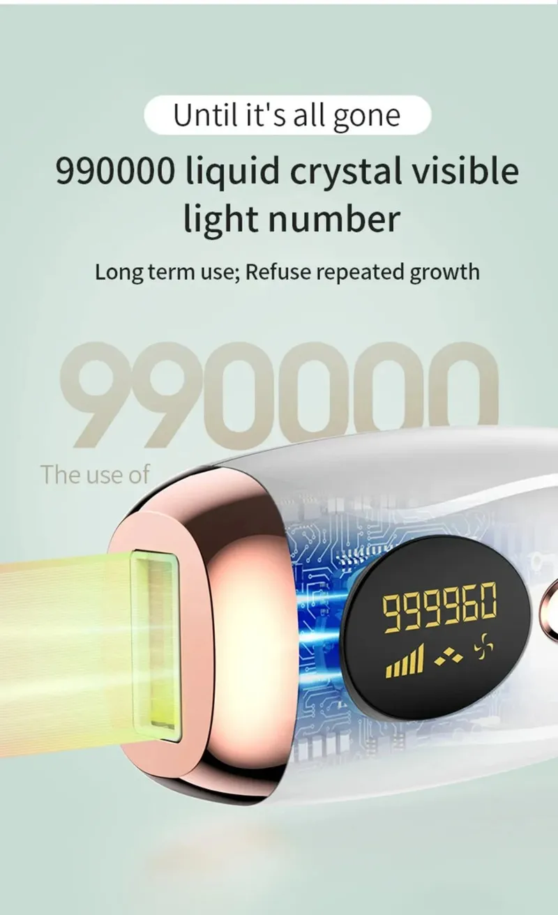 ACZT Quality Goods 990K Flashes IPL - Full Body, Permanent Hair Reduction_voghion.com