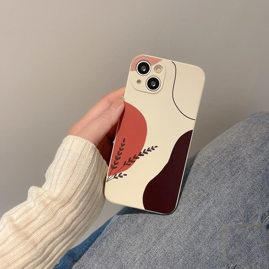 Étui de protection pour appareil photo Creative Morandi Color & Flower Photos pour Samsung S25 S24 S23 S22 S21 S20 FE S10 NOTE 10 20 LITE PRO ULTRA PLUS_voghion.com