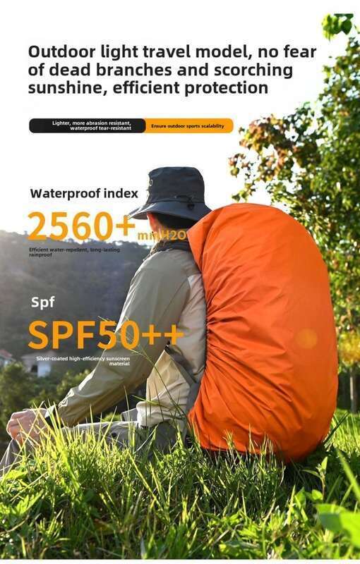 【 Numerous Positive Reviews 】 Multi Functional Rain Cover Cloth, Large Capacity Pull Rod Hiking Bag, Waterproof Cover,_voghion.com