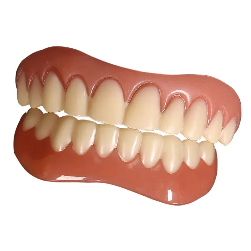 Σιδεράκια Smile Teeth Κάτω και Άνω Όψεις Silica Gel Ψεύτικη Αφαιρούμενη Οδοντοστοιχία Στοματική Φροντίδα Οδοντιατρική 240731_voghion.com