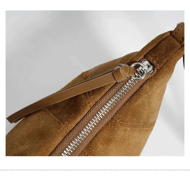 Borsa a spalla croissant da donna - elegante borsa crossbody_voghion.com