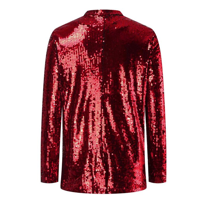 Abbigliamento da donna nuovo stile pendolare cardigan bavero manica lunga paillettes casual abito_voghion.com
