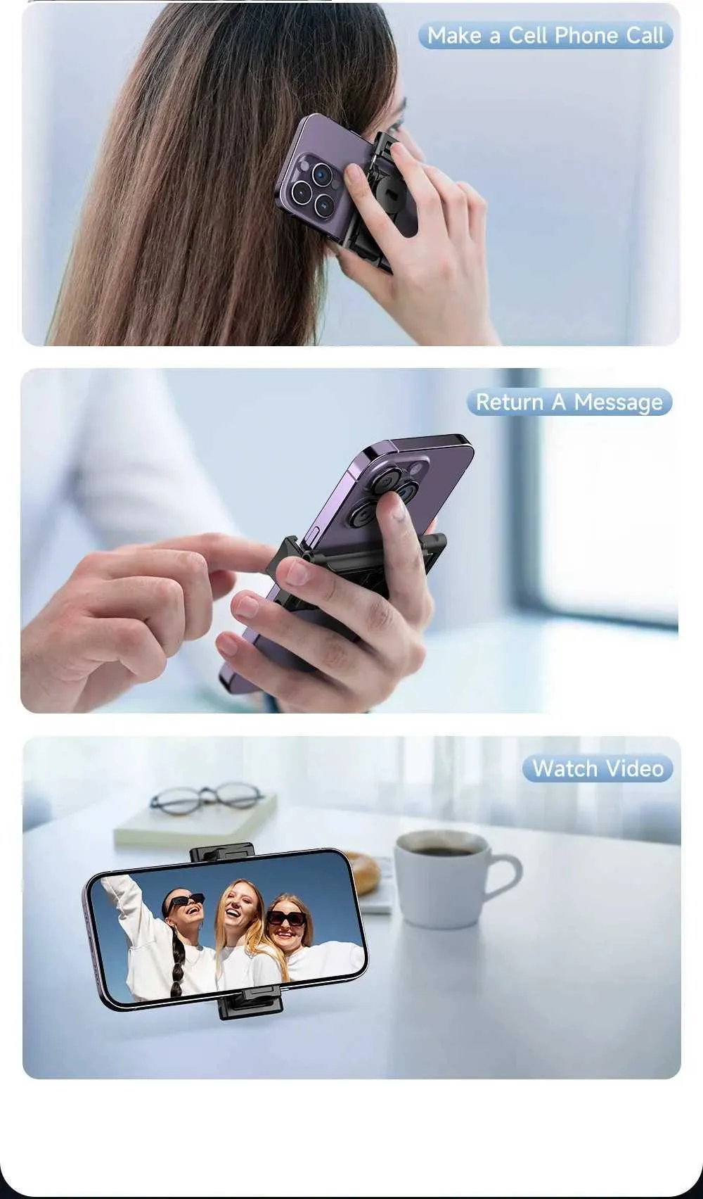 Stabilizers AXNEN P03 Stabilizer Mobile Phone AI 360 Follow Selfie Stand Face Tracking Desktop Gimbal For Cellphone And_voghion.com