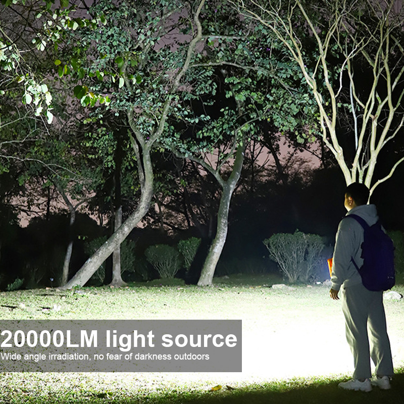 Luce solare a LED, faretto solare portatile, lanterna da campeggio ricaricabile, 4 modalità per la pesca all'aperto, lampada da tenda impermeabile_voghion.com