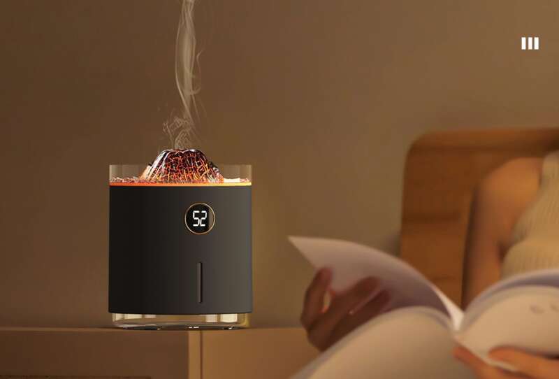 Jellyfish Ring Aromatherapy Machine Colorful Light Rechargeable Automatic Fragrance Spray Bedroom Desktop_voghion.com