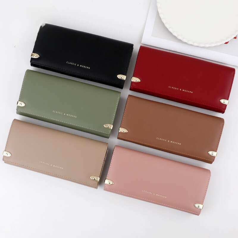 New High-grade Leather Ladies Wallet With Extra Long Storage Space_voghion.com