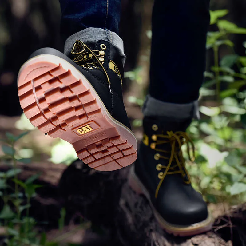 Echtes Leder Herren Damen Winter Knöchel Militär Trekking Schnee Gelb Designer Taktische Stiefel Outdoor für Männer Arbeitsschuhe_voghion.com