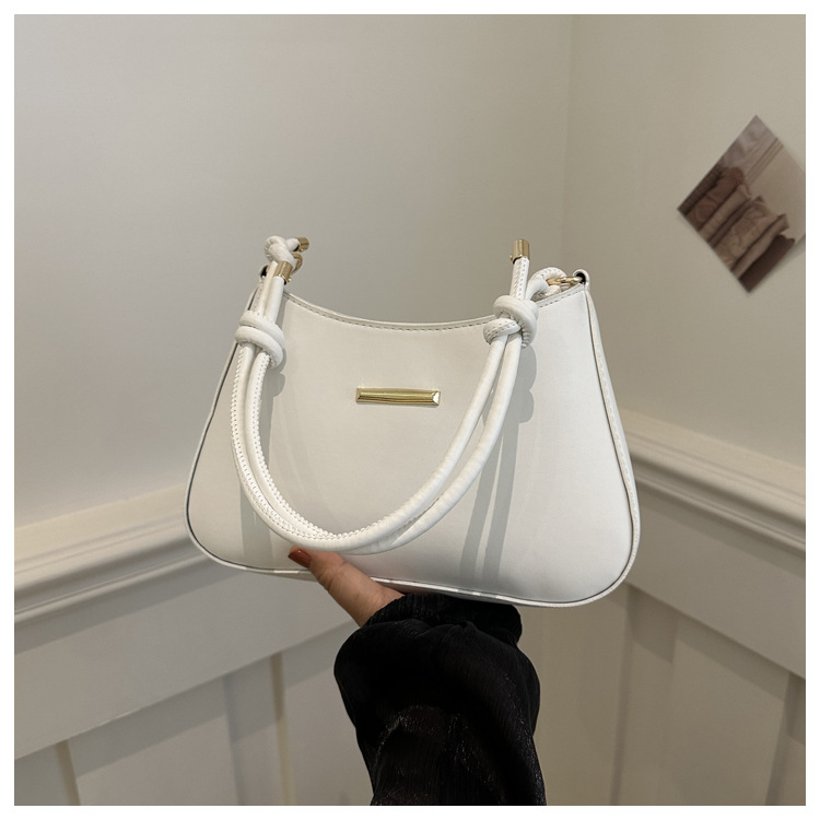 Popular Small Bag Women's Bag 2024 Spring New Versatile Small Square Bag Fashion Candy Color Single Shoulder Underarm Bag_voghion.com