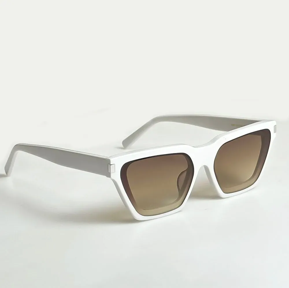 Sunglasses High Quality Men Driving Titanium Frame Women Slant Gradient Polarized Glasses_voghion.com