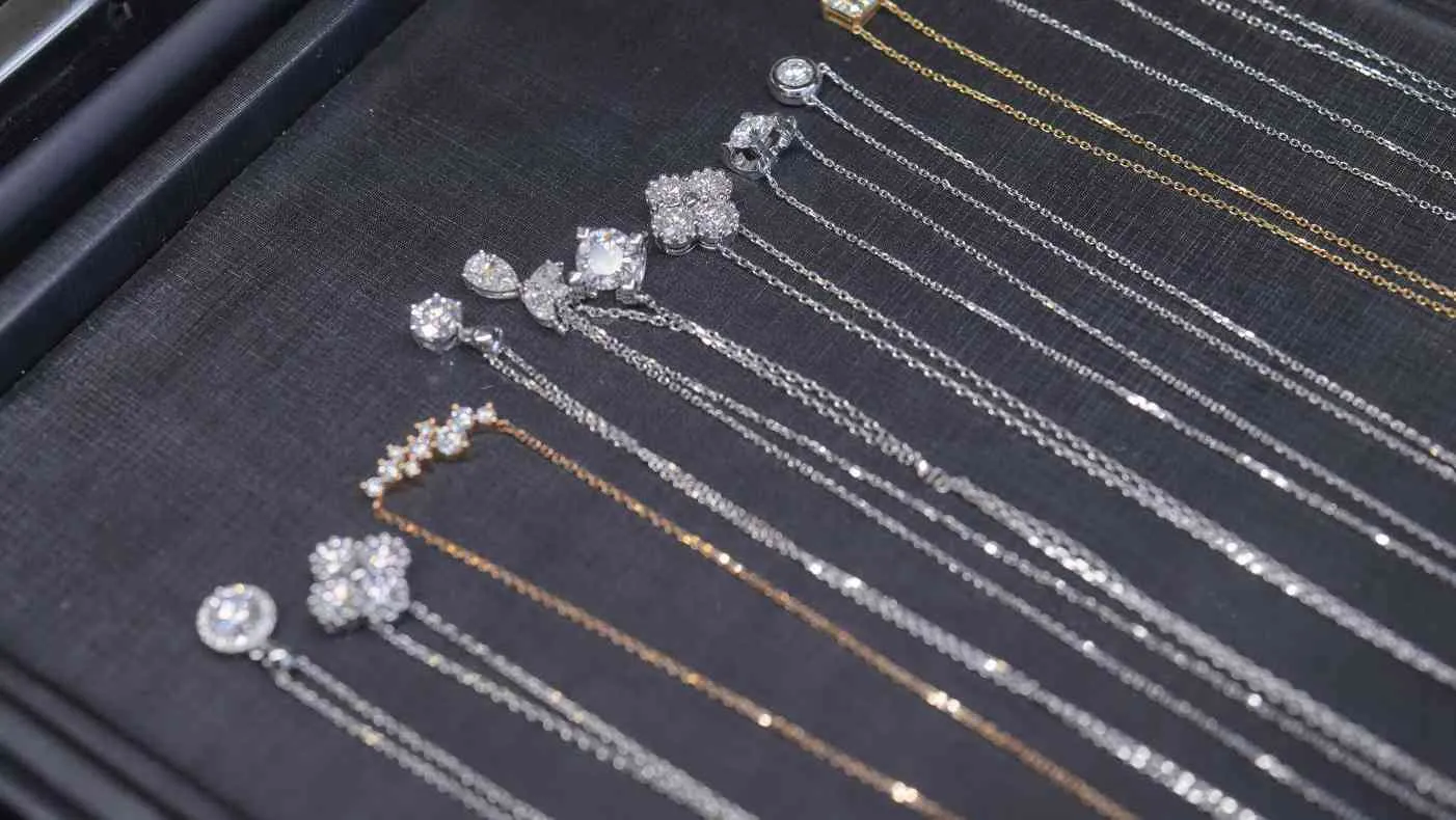 GIGEWE 3.0mmX43Pcs white D Color Round Cut White Gold Plated Sier Moissanite Tennis Bracelet_voghion.com