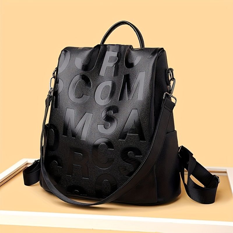 Modische, wasserdichte und diebstahlsichere Geldbörse, modische Schultasche mit großem Fassungsvermögen, Freizeit-Reiserucksack für Damen_voghion.com