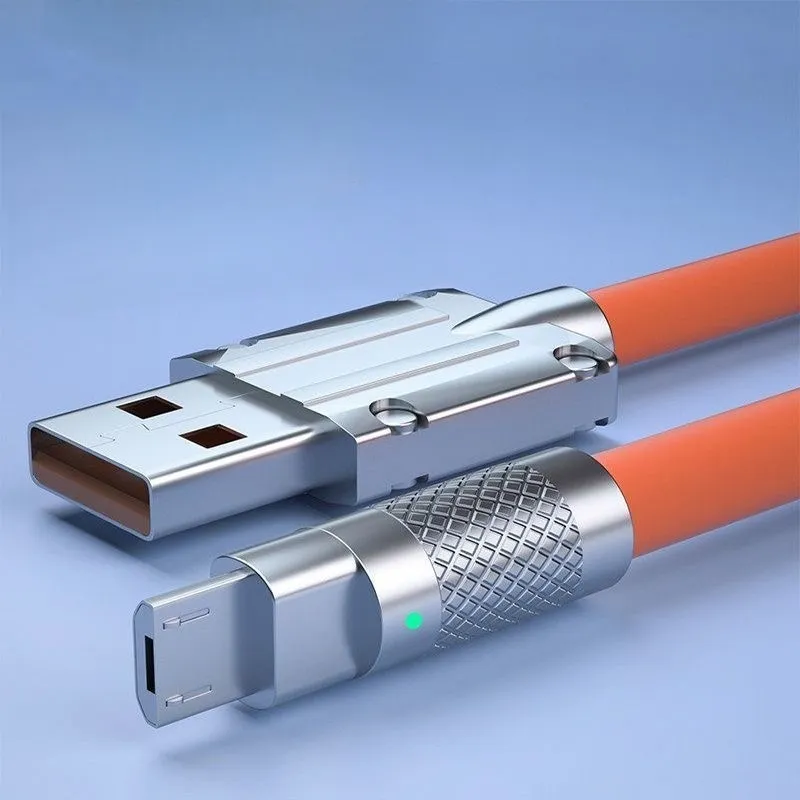 120w Fast Charge High Quality Lighing USB Type-C Charging Cable Fast Charging Micro For IPhone Android Samsung Mobile_voghion.com