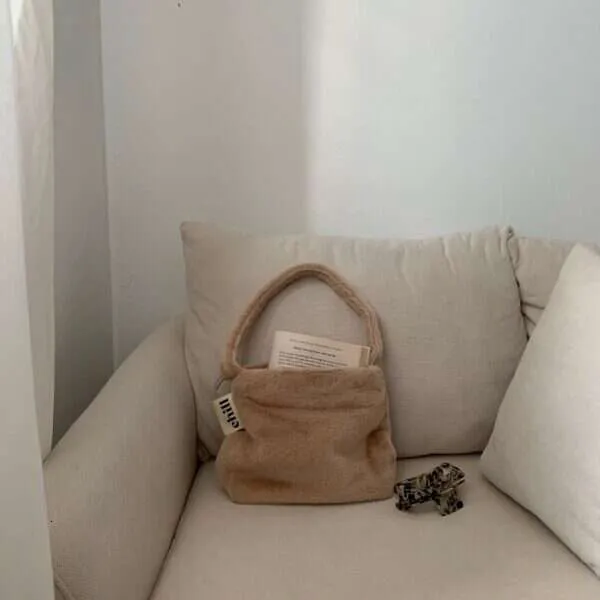 Sac à main malaisien en tissu crème et en laine pour femme avec fibre de haute qualité_voghion.com