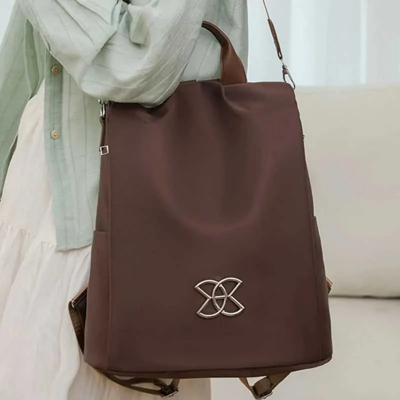 Stilvoller Damen-Rucksack mit Funktionstaschen, Umhängetasche, Diebstahlschutz, modischer Tagesrucksack für den täglichen Gebrauch C241021_voghion.com