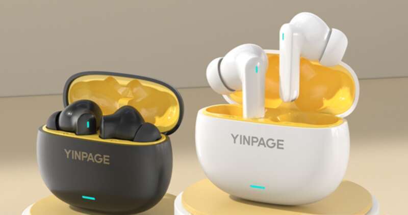 Yinbeiqi Real1Pro Bluetooth Earphones With Noise Reduction ANC In Ear Wireless 2025 New Long Range For Students_voghion.com