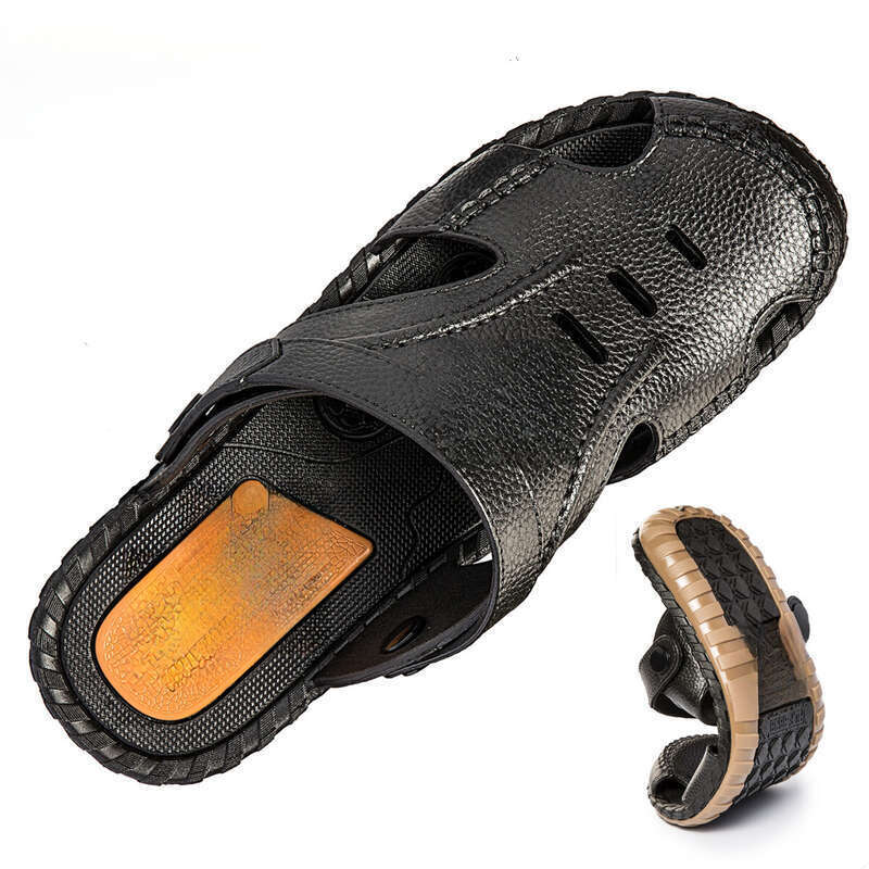 Sandales d'été à semelle souple pour hommes, chaussures de plage décontractées et antidérapantes, idéales pour le Nouvel An_voghion.com