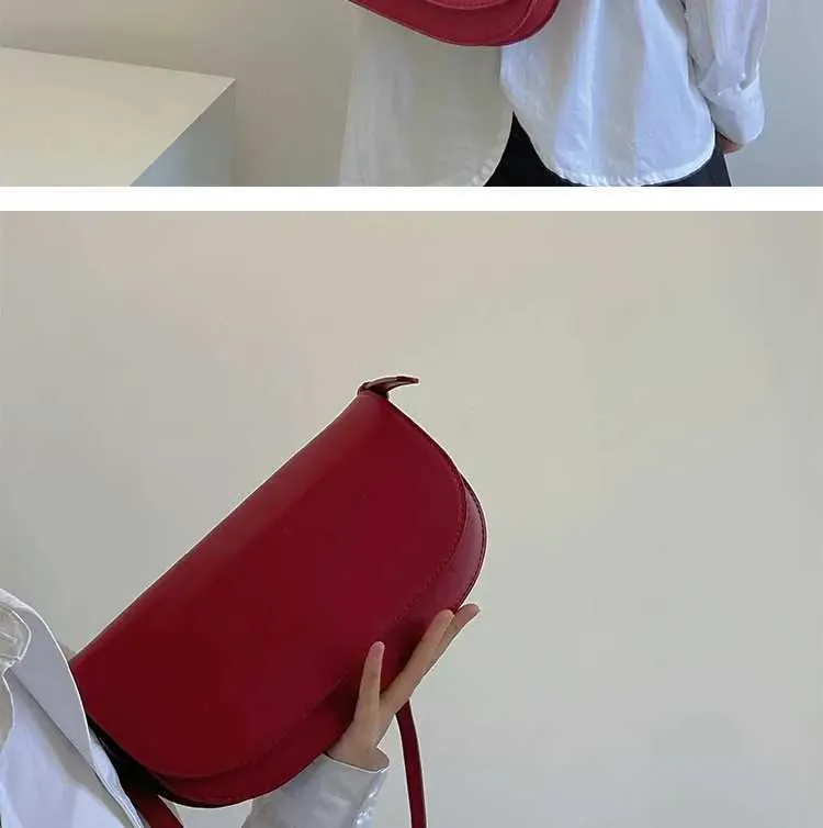 pour les femmes tendance 2024 nouveau sac à bandoulière simple rouge vin sacs à bandoulière polyvalents sacs à main de mariée de créateur C241104_voghion.com