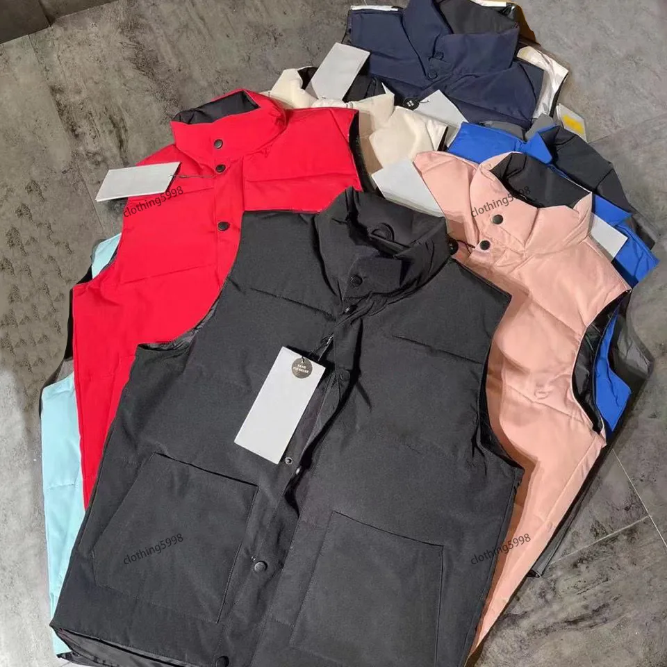 Herren Designerjacke Weste Daunenweste Damenweste Federfüllung Material Graphit Grau Schwarz Weiß Blau Pop Paar Mantel Rot_voghion.com