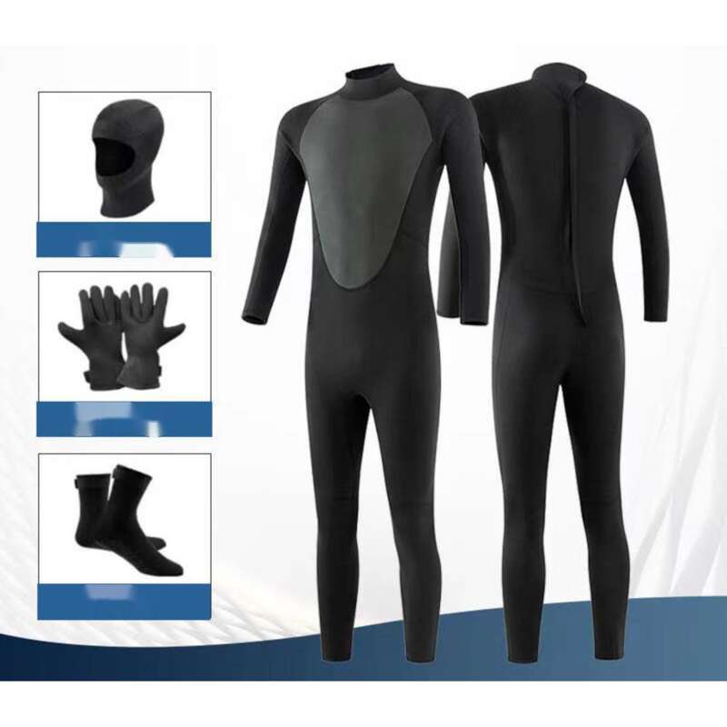 【 Coleção 1379 People 】 Maiô masculino de 2 a 3 mm com proteção solar e mergulho com snorkel, à prova de calor e frio_voghion.com