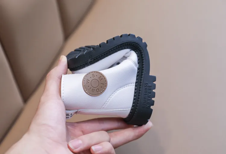 Kids Fashion Casual Toddler Boys Girls Autumn Winter Leather Littlesprouts Boots Children Running Sport Snow Shoes Sizes_voghion.com