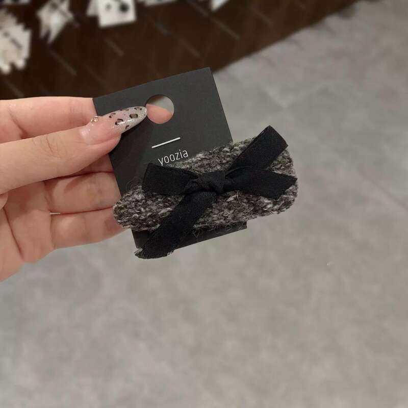 Accessoires coréens personnalisés, coiffures automne-hiver 2024, pince à cheveux en fil BB doux_voghion.com