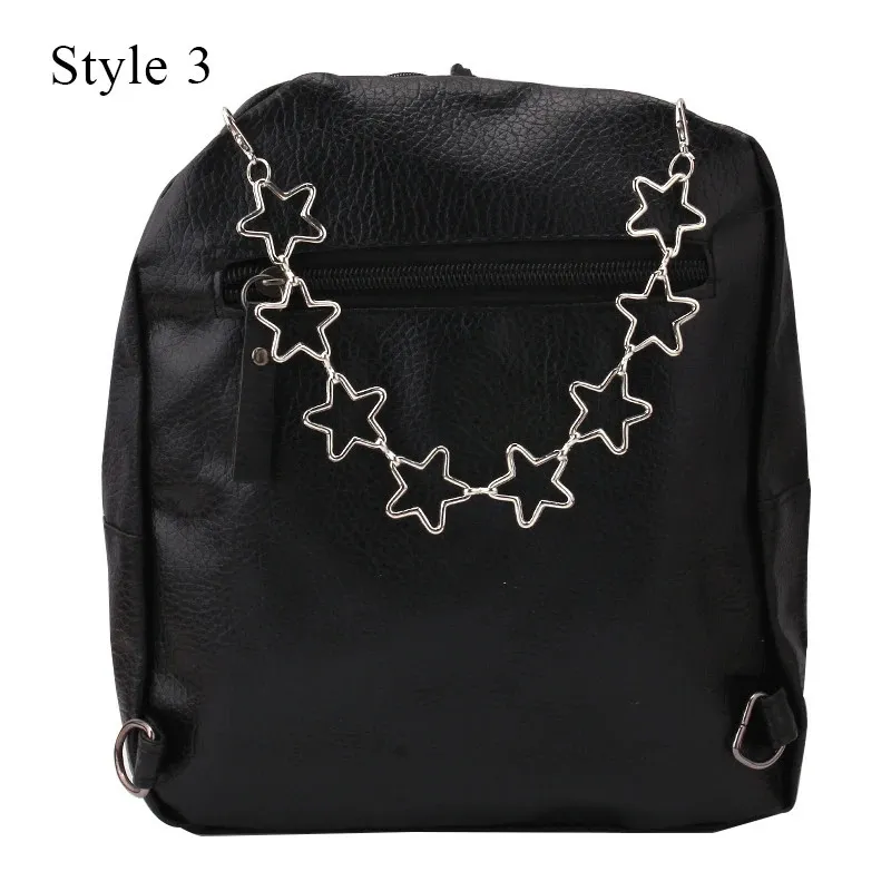 Y2k Metalen Parelband Tassen Meerlaags Voor Handtas DIY Handvatten Ster Hanger Schoudertas Ketting Accessoires 241028_voghion.com