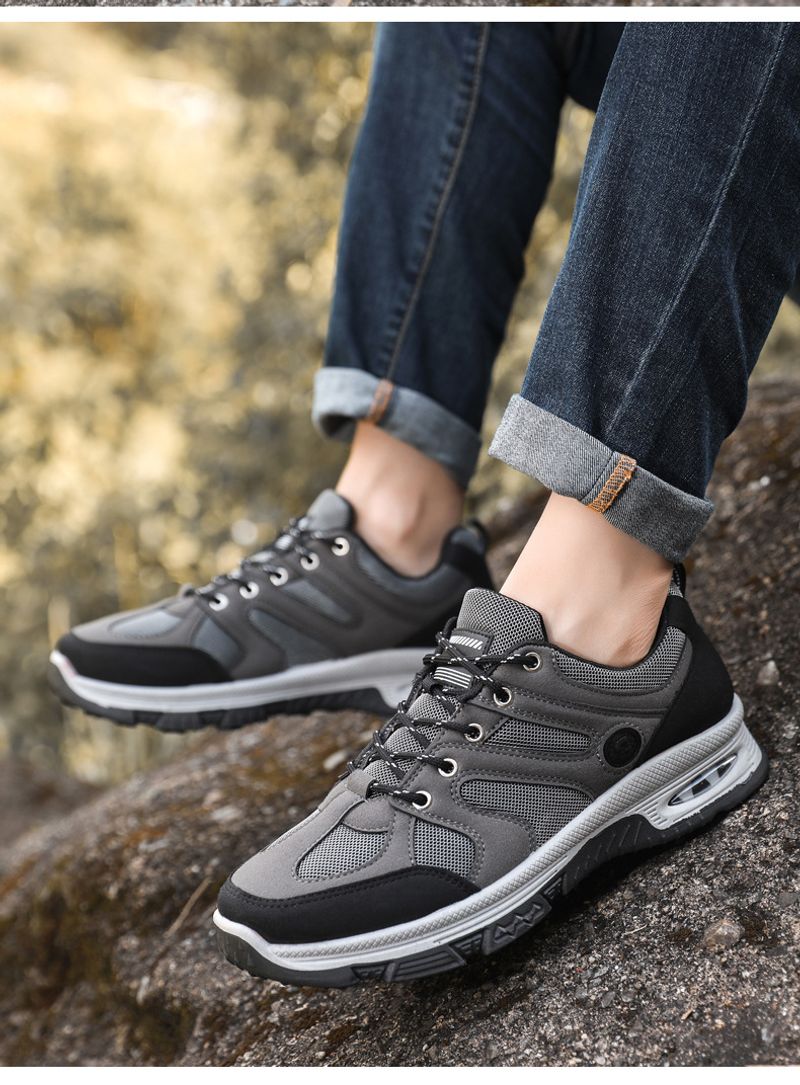 Herrenschuhe Herren Sportschuhe Frühling en Herbst alle Mode Wanderschuhe niedrige Hilfe Arbeitsschuhe Freizeitschuhe_voghion.com