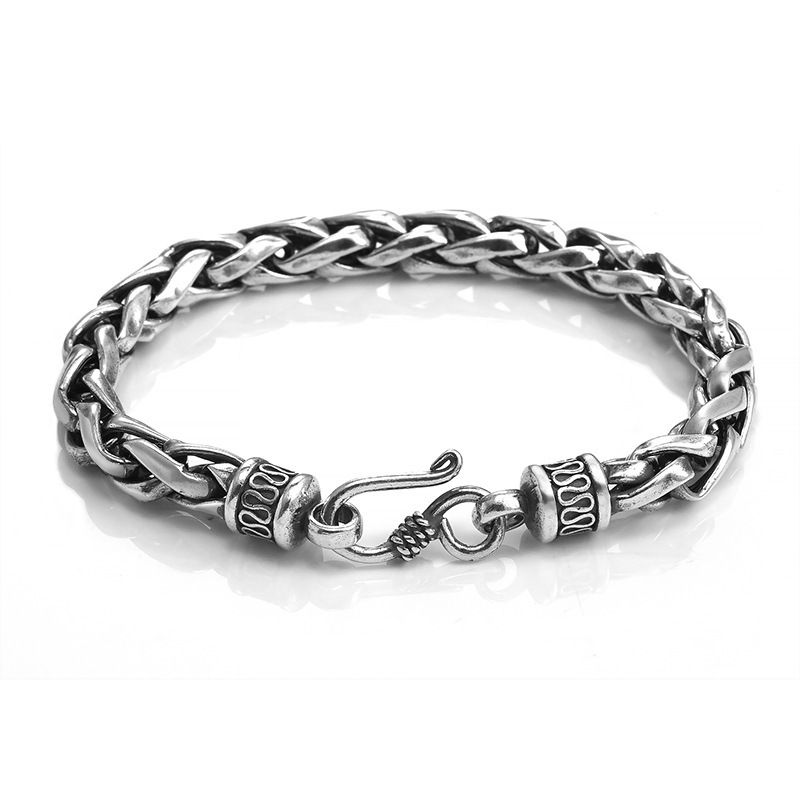 Heißer selg neue mode männer der kiel trendy woven punk armband_voghion.com
