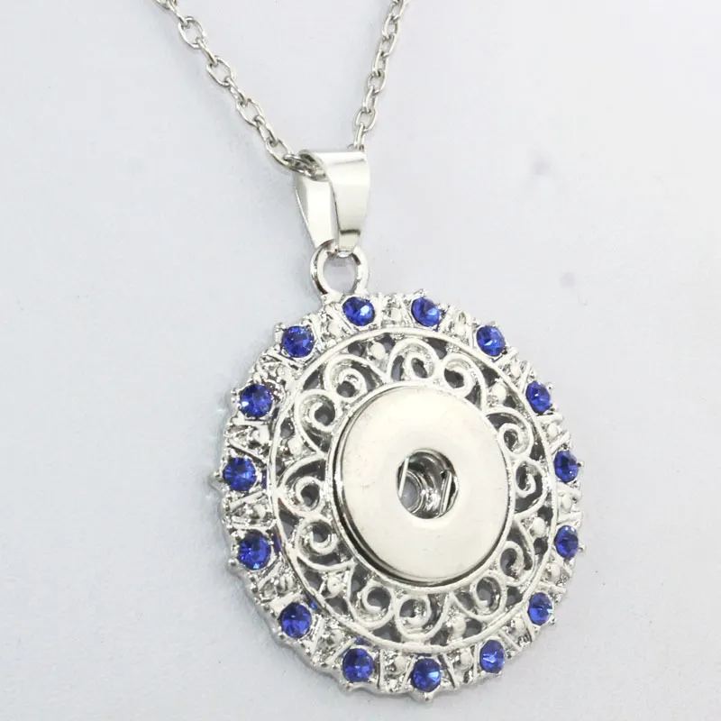 Catene Boom Life Collana Catena Libera Cristallo di Boemia 18mm Bottone a Pressione Ciondolo Orologi Donna Accessori 031106_voghion.com