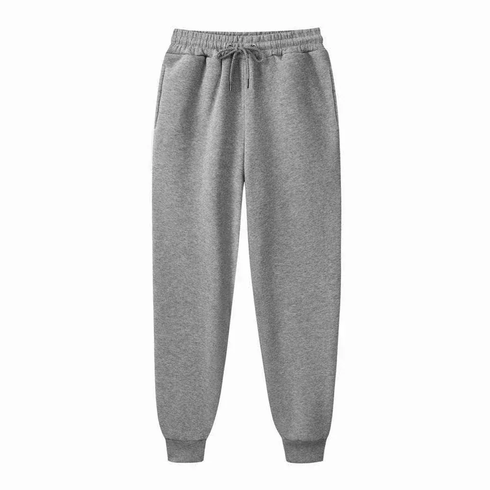 Herrebukser Herre Uformell Høst Vinter Fleece Joggebukser Herre Løping Jogger Sportsbukser Mote Ensfarget_voghion.com