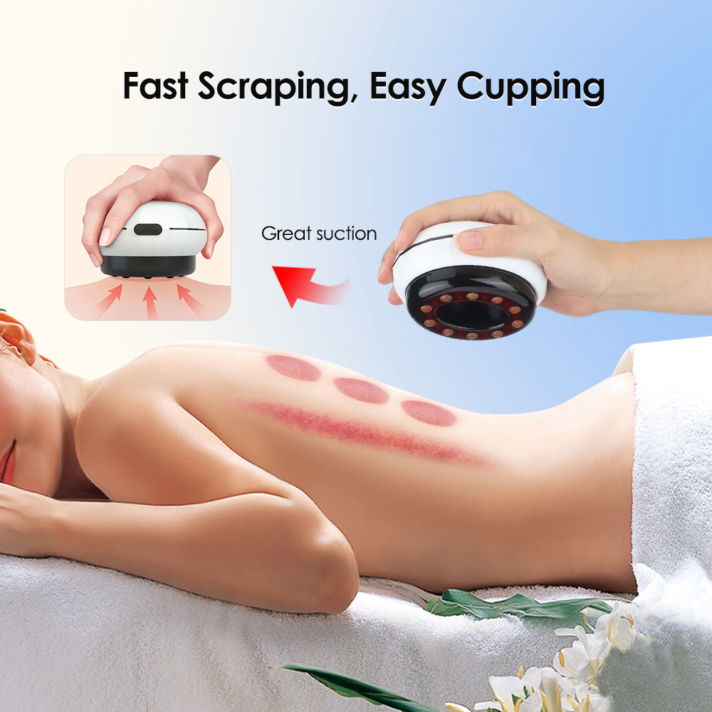 Electric Intelligent And Cupping Device Painless Guasha Scraping Dredge MeridiansMagnetic Therapy Fat Burner Slimming_voghion.com