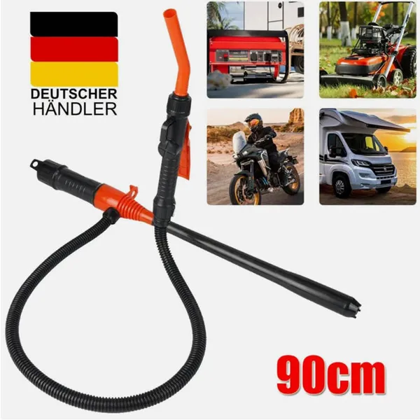 Pompa elettrica portatile per olio con tubo flessibile da 90 cm per un facile trasferimento del liquido_voghion.com