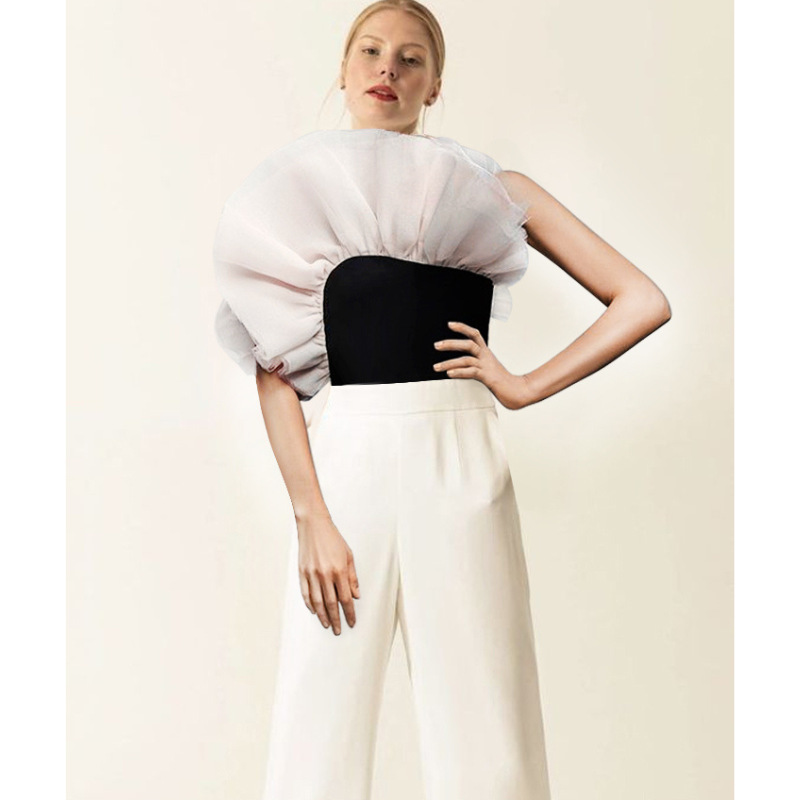 Damenmode-Badeanzug mit hoher Taille_voghion.com