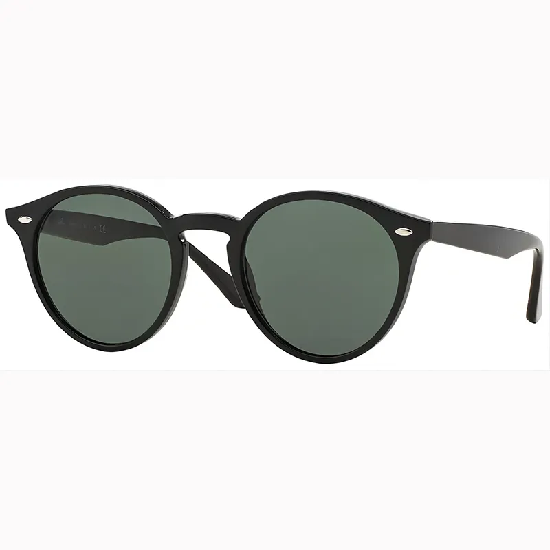 Lunettes de soleil rondes pour hommes et femmes, lunettes de soleil tendance de qualité supérieure pour hommes et femmes avec boîte en cuir Gafas De Sol Para_voghion.com