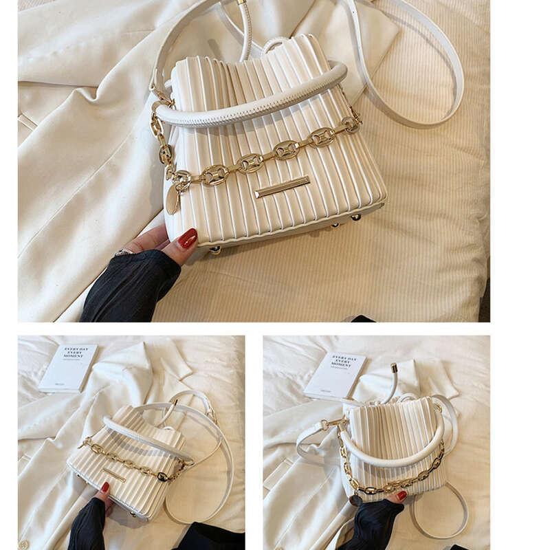 Borsa da donna Couture 2025, nuova borsa a secchiello portatile alla moda, design di nicchia, tracolla_voghion.com