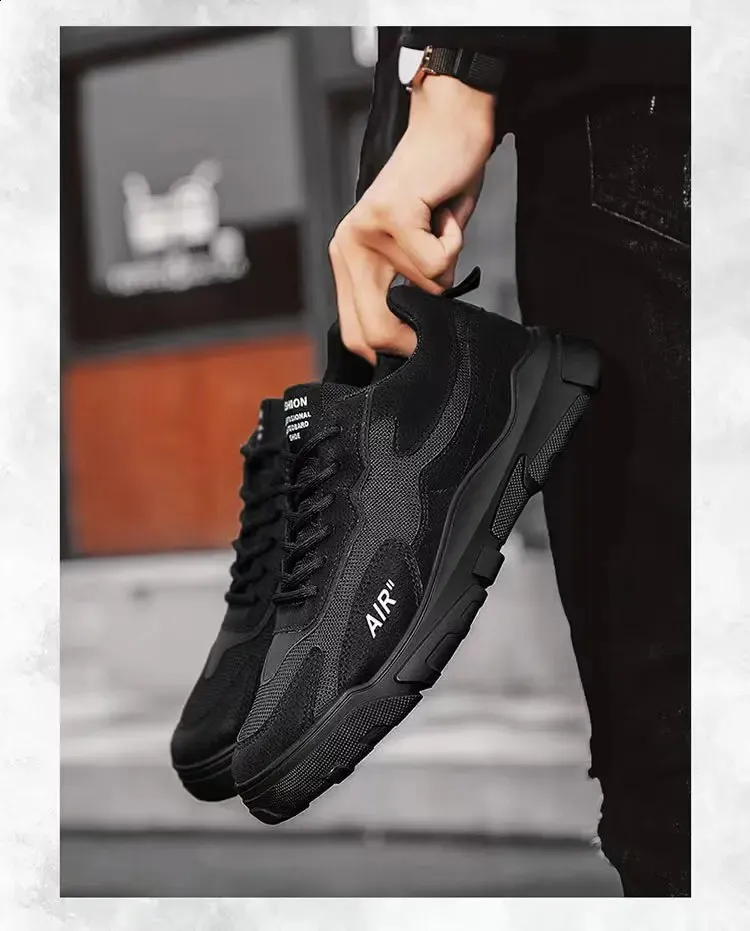 Klimveiligheidsschoenen voor heren Mesh Ademend Buitensport Trend Lage schaatsschoen Heren Licht Antislip Platform_voghion.com