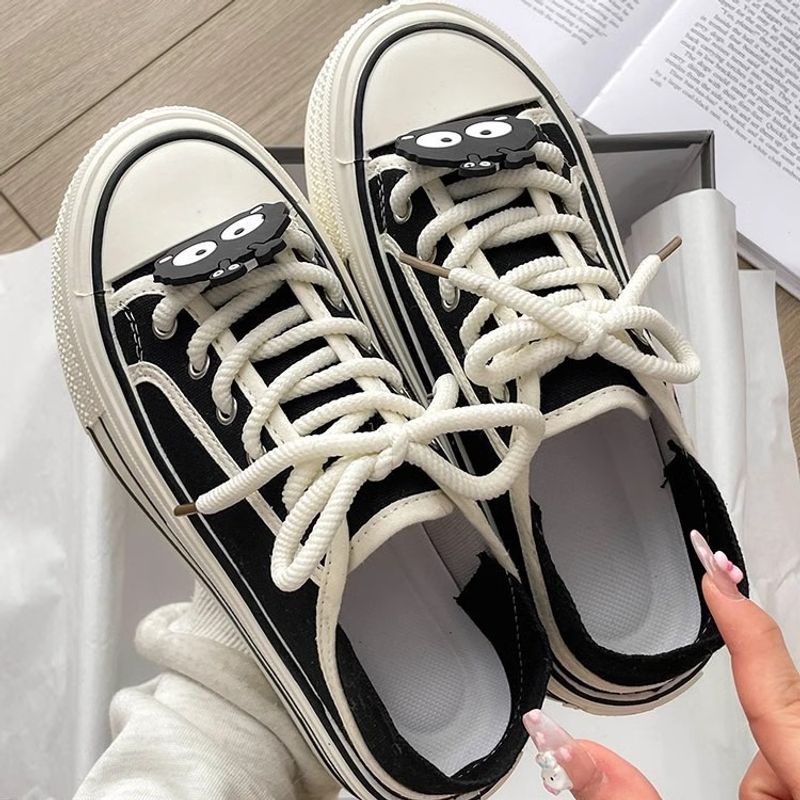 Versiune coreeană, cu talpă groasă, albă, casual, pentru femei, vara anului 2024, pantofi sport la modă, noi, pentru creșterea înălțimii și versatili_voghion.com