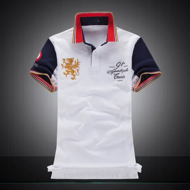 High Quality PoloShirt men Short Sleeve TFamous Pony Man Racing Team Polo T-Shirts Custom Design Big Horse Country_voghion.com