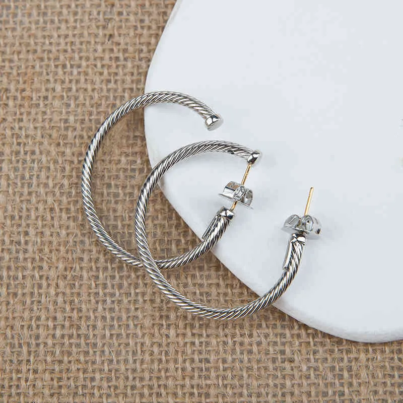 Earring Fashion Jewelry Earrings Designers Charm for Trendy Hoop Women Classic Orecchini Round Ladies Birthday Banquent_voghion.com