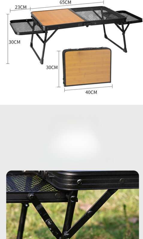 Outdoor Enthusiasts Love It! Folding Grille Iron Mesh T, Multifunctional Design, No Pressure For Port Barbecue_voghion.com