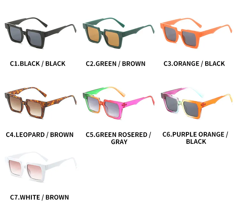 Sonnenbrille D&T 2024 Mode Wrap Frauen Männer Vintage Bunte Linsenrahmen Marke Designer Vielseitiger Casual Augenschutz_voghion.com