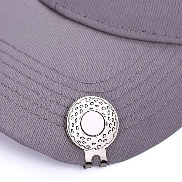 1pc Golf Hat Clip; Golf Ball Aiming Marker; 25mm/0.98in Golf Training Aids Accessories_voghion.com