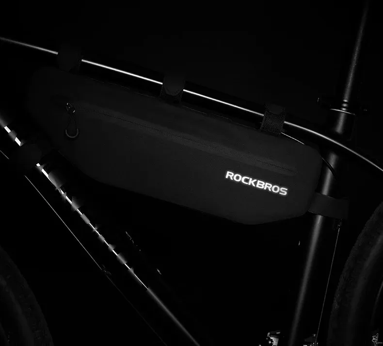 ROCKBROS Borsa anteriore per bicicletta, tubo superiore, telaio, impermeabile, MTB, strada, triangolo, accessori per bici, borse 240703_voghion.com