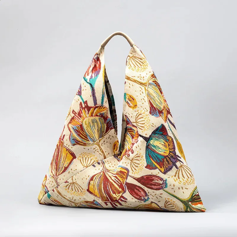 Canvas tote tas voor dames, grote schoudertas met print_voghion.com