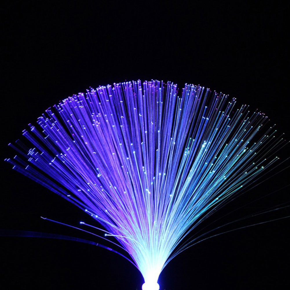 Lampada a fibra ottica a LED multicolore, centrotavola per matrimonio, illuminazione a LED in fibra ottica, tre lampade decorative a LED da 5 mm_voghion.com