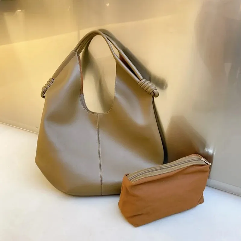 Tote Borse composite per donne Borse e borsette in stile vintage Grande capacità Portafoglio a spalla sottobraccio 240902_voghion.com