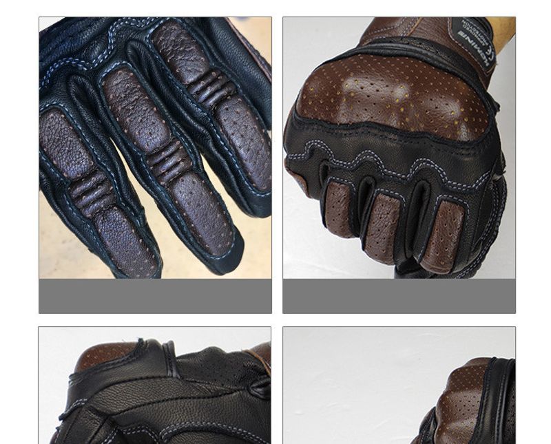 Knight Herren Four Seasons Schaffell Motorrad Racing Reiten Schutzhülle Handschuhe Hersteller Großhandel_voghion.com