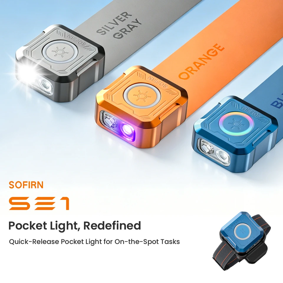 Mini Edc Pocket Flashlight With Rgb Signal And Magnetic Base_voghion.com